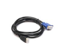 OSALADI Câble Adaptateur 1,8 m Mâle vers Vga Broches Mâle Plaqué Or Transfert Haute Fréquence pour Lecteurs DVD HD Téléviseurs Et Projecteurs