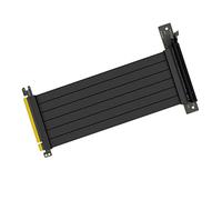 OSALADI Câble D'extension Pci Express 3.0 16x 90° 40 Cm pour Carte Graphique Pcie Riser, Compatible Gpu, Câble Flexible Haute Stabilité pour Ordinateur Gaming Et Montage Vertical, Noir