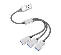 OSALADI Câble Répartiteur USB Ports Adaptateur USB Multi-Ports à Compatible avec Ordinateur Laptop Imprimante