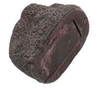 OSALADI Cache-Clés en Fausse Pierre Résistante aux Intempéries Boîte à Clés pour Jardin Coffre de Rangement Discret en Pierre Imitation Gris Clair Sécurisée pour Clés D’Extérieur