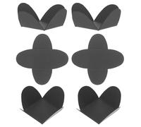 OSALADI Caissettes à Pâtisserie Porte-chocolat en Carton Kraft Noir, 200 Pièces, Supports pour Truffes et Bonbons, Plateau D'emballage Résistant, pour Décoration et Présentation