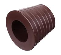 OSALADI Cale Conique pour Parasol de Patio en Caoutchouc Marron Bouchon Annulaire pour Trou de Table Extérieure Protection Anti-Rayures et Stabilisation Le Vent