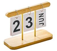 OSALADI Calendrier de Bureau Bloc Décoratif Calendrier de Comptage Années pour Décoration de Bureau et Style Scandinave Minimaliste