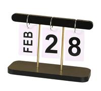 OSALADI Calendrier de Bureau Bois Modern Calendrier à Feuilleter Décoration de Bureau Unique pour Maison comme de Fête