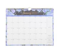 OSALADI Calendrier Mural avec Planner Mensuel Suspendu Grand Calendrier Quotidien pour Bureau et Maison Planificateur Annuel Familial et Professionnel avec Espace Mémo