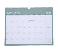 OSALADI Calendrier Mural Mensuel Mois Grand Calendrier Papier Rigide avec Fêtes Multiculturelles Planificateur Annuel Mural Horizontal pour Bureau et Maison