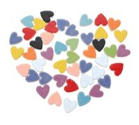OSALADI Carreaux de Mosaïque en Céramique 200g Forme de Cœur pour Décoration Intérieure DIY et Cadres Photo, Accessoires pour Loisirs Créatifs Adultes Enfants Couleur Aléatoire