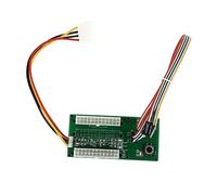 OSALADI Carte de Synchronisation D’Alimentation ATX, Carte de Démarrage 24 Broches pour Boîtier Pc, Faible, Contrôle Manuel Auxiliaire, PCB