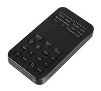 OSALADI Carte Son Externe Portable Modificateur de Voix et Effets Sonores Intégrés, Mini Appareil Compatible PC et Smartphone, Usage Streaming et Jeux, Couleur Noire Compacte