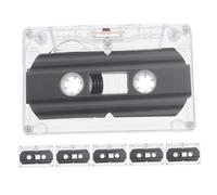 OSALADI Cassettes Audio Vierges Enregistrables 30 et Utilisation Facile Lot de 6 en Plastique Boîtier Rigide pour Enregistrement Clair Lors de Fêtes