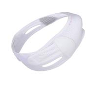 OSALADI Ceinture de Lifting du Menton Professionnelle en Tissu Respirant Blanc Bande Amincissante V pour Visage Maintien du Contour Facial et Usage Quotidien Polyvalent