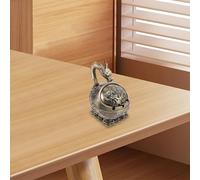 OSALADI Cendrier Vintage en Métal Couleur Bronze Antique Petit Cendrier Portable Anti-Vent avec Motif Dragon pour Intérieur et Extérieur Présent et Décoration Salon