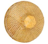OSALADI Chapeau en Bambou Tressé Naturel Chapeau de Soleil 365 CM X 14 CM Accessoire pour Jardinage Danse et Activités Extérieures