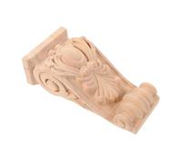 OSALADI Chapiteaux et Corbeaux en Bois sculpté Garde-Robe Petit Corbeau en Bois Corbeau sculpté Corbeau décoratif Corbeaux pour Manteau de cheminée Corbeau Rustique Khaki
