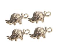 OSALADI Charmes De Sanglier En Laiton Porte-clés Décoratifs, Breloques Vintage Pour Bijoux Diy, Accessoires Clé Légers, Pour Artisanat Et Présents