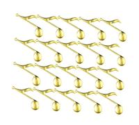 OSALADI Charms Notes de Musique Alliage Doré 20 Pièces Pendentifs pour Bijoux Soi-Même Décoration Collier Bracelet Téléphone Portable Projet DIY