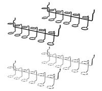 OSALADI Cintres 4 Pièces Porte-Tournevis pour Panneau Perforé Range Couteaux Visseuse Devisseuse Acier Inoxydable Mural Outils Manuels Étagères Murales