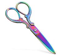 OSALADI Ciseaux Couture Acier Inoxydable Coloré Robustes pour Couture Découpage et Retouches Outils Coupe pour Loisirs Créatifs à Domicile et Bureau
