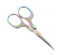 OSALADI Ciseaux De Broderie Vintage En Acier Inoxydable, Couleur Titane Arc-en-ciel, Ciseaux Portables Polyvalents Pour Couturière, Couture à La Main, Travaux Manuels Et Loisirs Créatifs