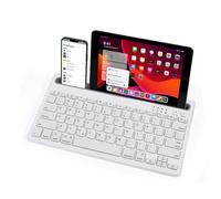 OSALADI Clavier Silent Wireless Rechargeable pour Mobile Et Tablette Design Ergonomique Connectivité Multi-dispositifs pour Espaces Partagés