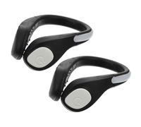 OSALADI Clips Lumineux pour Chaussures de Vélo et Course à Pied, Lampe D'avertissement Abs Super Légère, 2 Pièces pour Sécurité Accrue Lors des Sports en Extérieur la Nuit