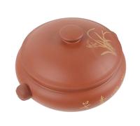 OSALADI Cocotte Vapeur en Céramique 3 L Marmite en Terre Cuite pour Cuisson à la Vapeur Cuisson Soupe et Poulet Ustensile Polyvalent Cuisine Familiale et Professionnelle
