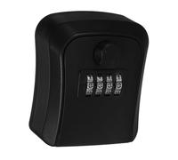 OSALADI Coffre-Fort De Sécurité Portable avec Mot De Passe Et Combinaison De Clés pour Bébé Intérieur avec Verrouillage Numérique Support pour Clés D'Extérieur Abs Noir