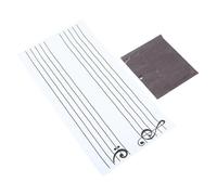 OSALADI Collants de Notes de Musique pour Tableau Blanc Magnétique 10 Pièces PVC Inscriptibles Éducation Musicale Enseignants et Débutants