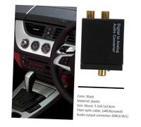 OSALADI Convertisseur Audio Numérique vers Analogique Coaxial et Optique avec Câble USB Alimentation et Fibre Support Khz Transmission sans Bruit pour Home Cinéma et Chaîne Hi-FI