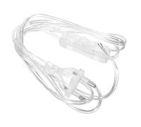 OSALADI Cordon De Lampe De Remplacement Cordon De Lampe Clair Remplacement Du Fil De La Lampe Cordon De Suspension Rallonge De Lampe Intérieur Changer De Source D'alimentation Pvc