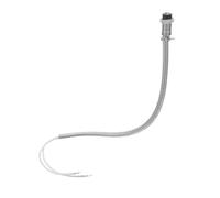 OSALADI Cordon de réparation pour machine à popcorn, câble d'alimentation de remplacement en métal argenté, sécurité sous haute température, installation facile, pour bouilloire 8 oz et