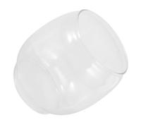 OSALADI Couvercle de Lampe à Pétrole en Verre Transparent Cheminée, Accessoire pour Lampe à Huile, pour Utilisation Extérieure en Terrasse et Jardin