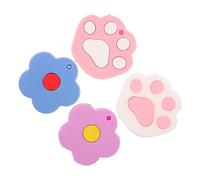 OSALADI Couvre-Clés en Silicone Kawaii Lot de 4 Décoration Mignonne pour Clés de Voiture et Maison Accessoires Pratiques pour Étudiants Design Animé Protection Douce