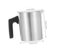 OSALADI creuset de cire fusion pichet versant sans pour la cire tasse de support Pot de fabrication de rouge à Metal Melting Pot plastique