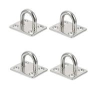 OSALADI Crochets de Plafond en Acier Inoxydable de U, Bases à Crochet Solides pour Fan et Luminaires, Pack de 4 Pièces, Adaptés la Cuisine et Salle de Bain, Sandales Femme