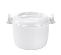 OSALADI Cuiseur à riz portable pour micro-ondes, riz et pâtes, cuiseur vapeur de riz pour légumes, soupes, passe au lave-vaisselle 1 à 2 L, bleu