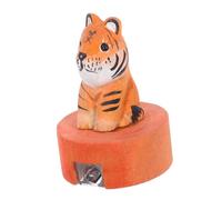 OSALADI Cute Wooden Tiger Pencil Sharpener For Handheld Manual Wood Sharpener For Travel Charming Cartoon Design And Craftsmanship