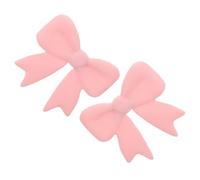OSALADI Décoration Casque Nœud Rose en Silicone à Clip, Accessoire Mignon | Écouteurs et Arceau, Fixation Rapide Légère, Style Coquin, Filles et Streamers, Fêtes