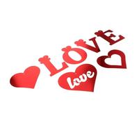 OSALADI Décoration Suspendue de Cœur Ajouré en Spirale pour Saint-Valentin, Ensemble de Décorations de Fête pour Femmes en Matière pour Animaux de Compagnie, Ornement Romantique