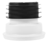 OSALADI Déplaceur de Canalisation Wc Abs Robuste Joint Étanche Anti-fuite pour Installation Toilettes Adapté Évacuation Fluide