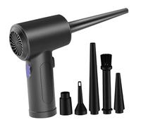 OSALADI Dépoussiéreur d'air sans Fil Puissant pour Pc Et Clavier, Souffleur Rechargeable Portable, Kit De Nettoyage Électronique Compact, Usage Domestique Et Bureautique, Coloris Noir