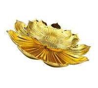 OSALADI Dessous de Verre Antidérapant en Alliage de Zinc Or, Protège Bureau Chaleur et Rayures, pour Cérémonie du Thé ou Salon de Lecture