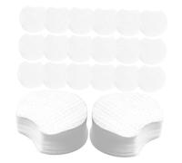 OSALADI Disques Démaquillants Semi-circulaires en Tissu Non Tissé, 1200 Pièces Épaisses à Texture Perlée, Compresses Cosmétiques Confortables pour Visage, Imbibées pour Nettoyage