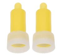 OSALADI Distributeur de Savonnette Liquide Pompe de Rechange Lot 2, Têtes en Caoutchouc, Dosage Contrôlé pour Savonnette et Lotion, Convient aux Hôtels et Foyers, Optimisation