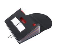 OSALADI Dossier Accordéon Portable Plastique pour Documents Organisateur de Rangement avec Compartiments pour Reçus Lettres et Billets pour Organisation Quotidienne