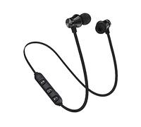 OSALADI Écouteurs sans Fil Antibruit Double Appareil Magnétiques Ultra- Mains pour Sport Travail Voiture Noir