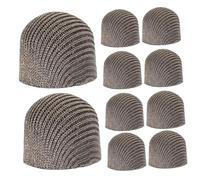 OSALADI Embouts De Stylet Capacitifs 6 Mm en Tissu Conducteur 10 Pièces pour Écrans Tactiles, Remplacement Précis Et Solide, Usage Professionnel Et Personnel, Pointe Fine Polyvalente Gris-Clair