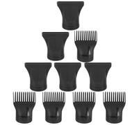 OSALADI Embouts et Peignes pour Sèche-cheveux, Lot de 10 Pièces, Résistants à Haute Température, Accessoire Professionnel pour Brushing Lisse, Adaptés Cheveux Naturels et Bouclés
