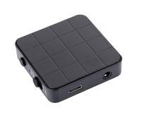 OSALADI Émetteur et Récepteur Audio sans Fil 5.0 Adaptateur Double Prise pour Tablette et Ordinateur Câble 3,5 Mm Noir Portable pour Usage Mobile