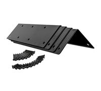 OSALADI Ensemble de 4 Supports D’Angle en Acier pour Potager Surélevé 20''-24'' Équerres Métalliques Robustes pour Fixation Meubles et Jardinières Surélevées Usage Jardin et Ameublement